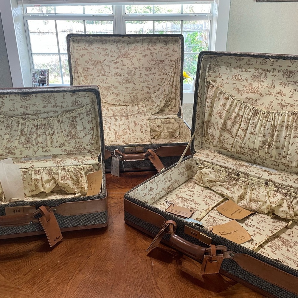 Vintage Hartman Luggage 3 Pieces